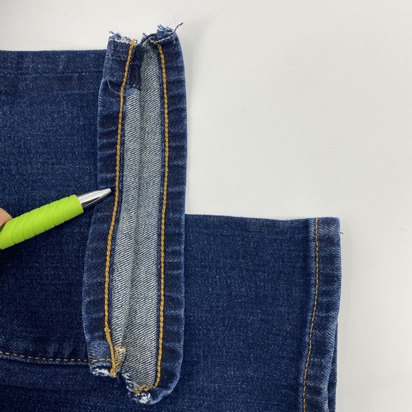 Lucky Brand 410 Jeans Tag 32x34 Actual 32x33 Blue Dark Athletic Slim Stretch - Picture 4 of 14